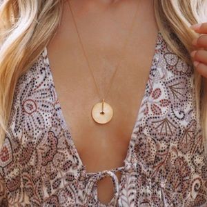 NWT 🌟VICI x Meghan Bo Designs Weave Coin Necklace